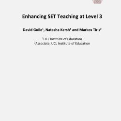 Image: Enhancing SET Teaching at Level 3